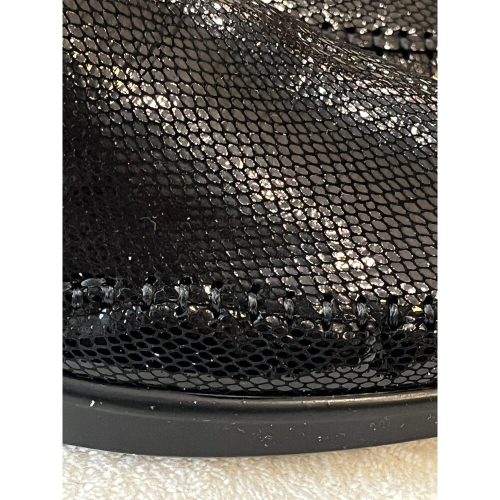 SAS Dream Comfort Loafers Shoes Size 9.5 N Narrow $157 Black Snake NEW in Box - Picture 8 of 16